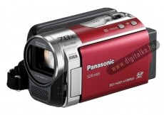 PANASONIC SDR-H85 Red Fényképezőgép / kamera - HDD / mem.kártya kamera - 1179
