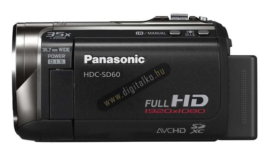 PANASONIC HDC-SD60 Black F&eacute;nyk&eacute;pezőg&eacute;p / kamera - Mem&oacute;riak&aacute;rty&aacute;s videokamera - Kompakt - 1125