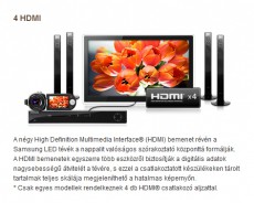 SAMSUNG UE-32C6000 RW Televíziók - LED televízió - 720p HD Ready felbontású - 1017