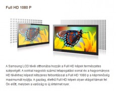 SAMSUNG LE-37C530 F1W Televíziók - LCD televízió - 1066