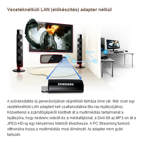 SAMSUNG BD-C6500 Audio-Video / Hifi / Multim&eacute;dia - CD / DVD / Blu-Ray / Multim&eacute;dia k&eacute;sz&uuml;l&eacute;k - Blu-ray lej&aacute;tsz&oacute; - 1176