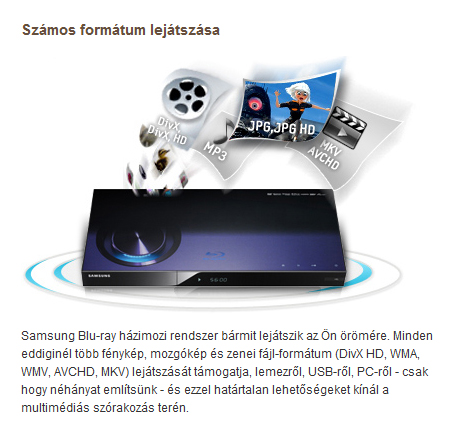 SAMSUNG BD-C6500 Audio-Video / Hifi / Multim&eacute;dia - CD / DVD / Blu-Ray / Multim&eacute;dia k&eacute;sz&uuml;l&eacute;k - Blu-ray lej&aacute;tsz&oacute; - 1176