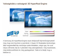 SAMSUNG UE-40C7700 WS Televíziók - LED televízió - 720p HD Ready felbontású - 1138