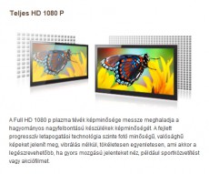 SAMSUNG PS-63C7700 YS Televíziók - Plazma televízió - 1260