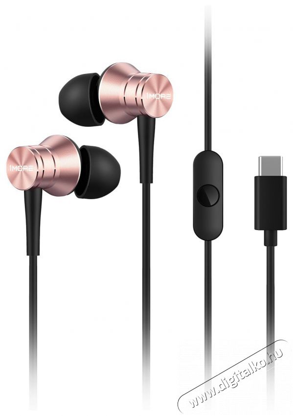 1MORE Piston Fit In-Ear Headphones Type-C, rózsaszín Audio-Video / Hifi / Multimédia - Fül és Fejhallgatók - Fülhallgató - 509847