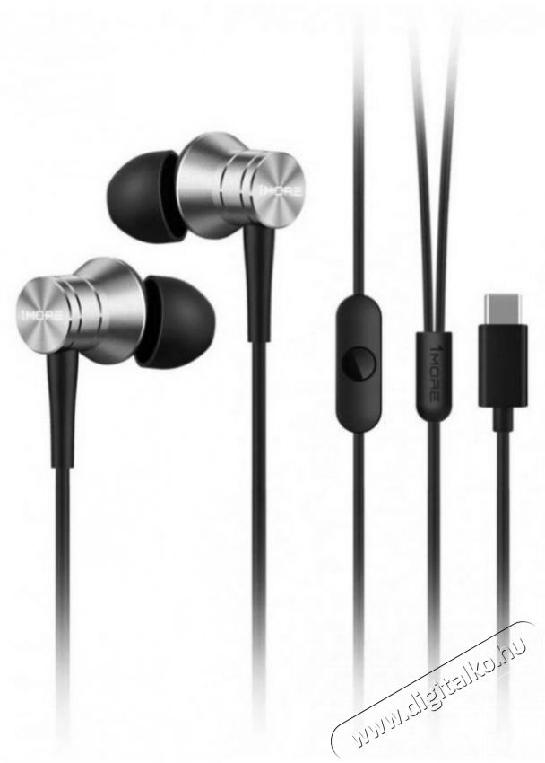 1MORE Piston Fit In-Ear Headphones Type-C Silver Audio-Video / Hifi / Multimédia - Fül és Fejhallgatók - Fülhallgató - 509846