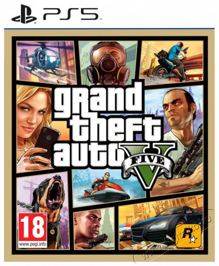 2K GAMES Grand Theft Auto V PS5 játékszoftver Iroda és számítástechnika - Játék konzol - Kiegészítő - 389557