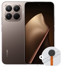 Xiaomi 15T Pro mobiltelefon, 12GB RAM, 512GB ROM, 5G, Mocha Gold + Woven Strap Ring Stand Mobil / Kommunik&aacute;ci&oacute; / Smart - Okostelefon - Android - 534720