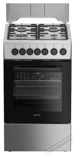 ARCTIC AMG5612GTCLXN tűzhely, Mixt, 4 &eacute;gő, elektromos s&uuml;tő, 8 funkci&oacute;, katalitikus &ouml;ntiszt&iacute;t&aacute;s, Aqua Drop Clean, időz&iacute;tő, Safty Plus, A energiaoszt&aacute;ly, 50 cm, rozsdamentes ac&eacute;l Konyhai term&eacute;kek - S&uuml;tő-főzőlap, tűzhely (szabadon&aacute;ll&oacute;) - G&aacute;ztűzhely (szabadon&aacute;ll&oacute;) - 534219