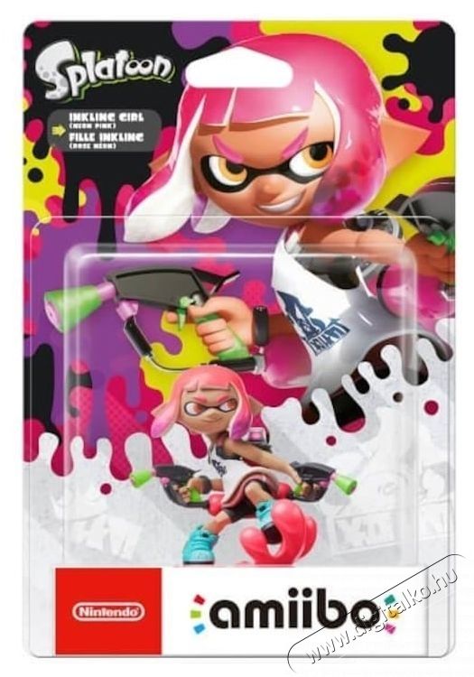 Nintendo Amiibo Splatoon Pink Girl figura H&aacute;ztart&aacute;s / Otthon / K&uuml;lt&eacute;r - J&aacute;t&eacute;k / Sport - J&aacute;t&eacute;kfigura - 534576