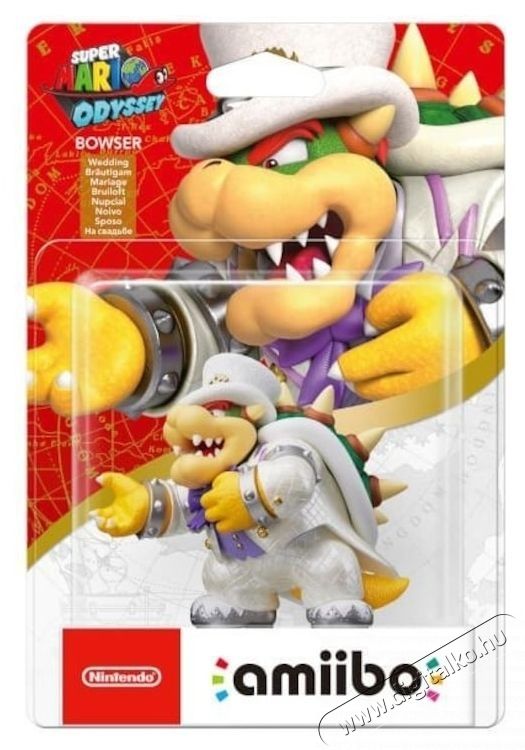 Nintendo Amiibo Super Mario Odyssey Bowser figura H&aacute;ztart&aacute;s / Otthon / K&uuml;lt&eacute;r - J&aacute;t&eacute;k / Sport - J&aacute;t&eacute;kfigura - 534577
