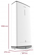 Ariston bojler Ariston Velis Dune 100 EU, 1500W, 100 l, teljes elektronikus vez&eacute;rl&eacute;s, Touch vez&eacute;rl&eacute;s, ECO EVO funkci&oacute;, ez&uuml;stion v&eacute;delem, magn&eacute;zium an&oacute;d, tit&aacute;n zom&aacute;ncozott tart&aacute;ly, Feh&eacute;r H&aacute;ztart&aacute;s / Otthon / K&uuml;lt&eacute;r - V&iacute;zmeleg&iacute;tő / bojler / t&aacute;rol&oacute; - Bojler / melegv&iacute;z t&aacute;rol&oacute; - 534232