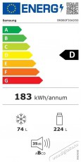 SAMSUNG BRB80F30ADS0EO Konyhai termékek - Hűtő, fagyasztó (beépíthető) - Alulfagyasztós kombinált hűtő - 515783