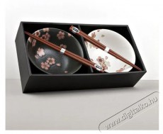 Made In Japan Cherry Blossom Tálkészlet pálcikákkal, 400 ml, 2 db Konyhai termékek - Edény - Edény készlet - 515591