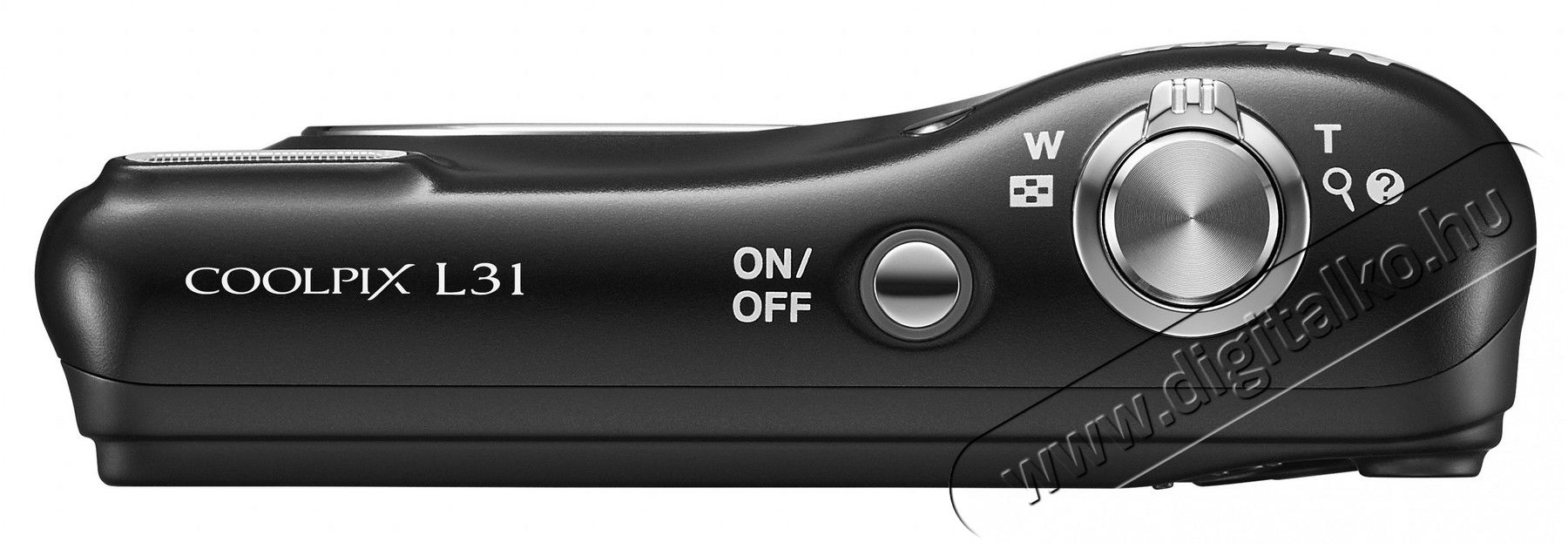 Nikon CoolPix L31 - fekete (2 év garancia!) + Színes tok Fényképezőgép / kamera - Kompakt fényképezőgép - Normál tudású kompakt - 289028