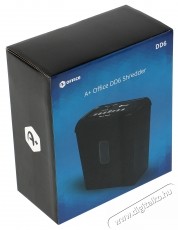 A+ Office DD6 Iratmegsemmis&iacute;tő, 6 lap, 4x40mm, konfetti, Fekete Iroda &eacute;s sz&aacute;m&iacute;t&aacute;stechnika - Iratmegsemmis&iacute;tő - 534053
