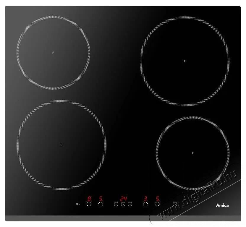 Amica DI 6402 FB Konyhai term&eacute;kek - S&uuml;tő-főzőlap, tűzhely (be&eacute;p&iacute;thető) - Indukci&oacute;s főzőlap (be&eacute;p&iacute;thető) - 515137