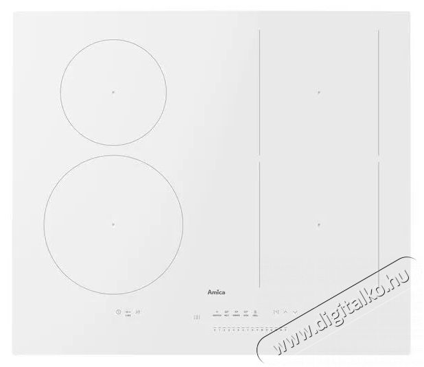 Amica DI 6418 SBW Konyhai term&eacute;kek - S&uuml;tő-főzőlap, tűzhely (szabadon&aacute;ll&oacute;) - Indukci&oacute;s főzőlap (szabadon&aacute;ll&oacute;) - 515138