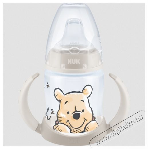 Nuk DISNEY Palack, ki&ouml;ntővel, tanul&oacute; cumival, 150 ml, 6-18 h&oacute;nap, b&eacute;zs Sz&eacute;ps&eacute;g&aacute;pol&aacute;s / Eg&eacute;szs&eacute;g - Baba mama term&eacute;k - Cumis&uuml;veg / cumi / etet&eacute;s kieg&eacute;sz&iacute;tő - 534592