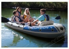 Intex Excursion Felf&uacute;jhat&oacute; 4 szem&eacute;lyes cs&oacute;nak, pumpa, evezőlap&aacute;tok, 315 x 165 x 43 cm H&aacute;ztart&aacute;s / Otthon / K&uuml;lt&eacute;r - J&aacute;t&eacute;k / Sport - V&iacute;zi j&aacute;t&eacute;k - 534319