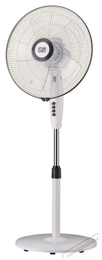 Star-Light FBWB-60W &Aacute;ll&oacute; ventil&aacute;tor, 60W, 40 cm &aacute;tm&eacute;rő, 3 sebess&eacute;g, Oszcill&aacute;l&oacute; funkci&oacute;, &Aacute;ll&iacute;that&oacute; magass&aacute;g, Forg&oacute; talp, Feh&eacute;r/Fekete H&aacute;ztart&aacute;s / Otthon / K&uuml;lt&eacute;r - Ventil&aacute;tor / L&eacute;gkondicion&aacute;l&oacute; - &Aacute;ll&oacute; / padl&oacute; ventil&aacute;tor - 534693