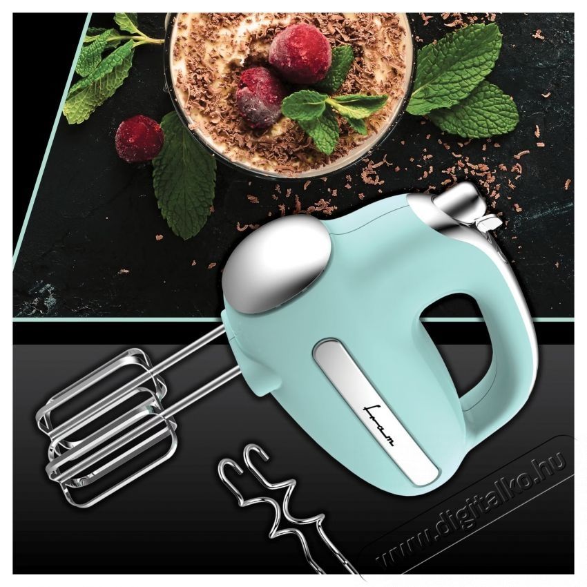 FRAM FHM-3005GR k&eacute;zi mixer, 300 W, 5 sebess&eacute;g + turb&oacute;, z&ouml;ld Konyhai term&eacute;kek - Konyhai kisg&eacute;p (elők&eacute;sz&iacute;t&eacute;s / feldolgoz&aacute;s) - K&eacute;zi mixer - 534284
