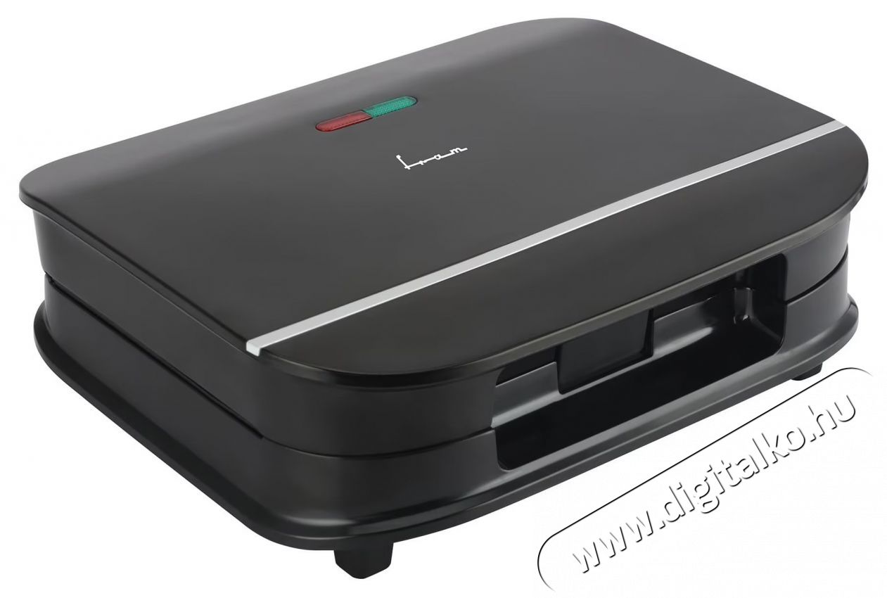 FRAM FSM-700BK szendvicss&uuml;tő, 700 W, tapad&aacute;smentes fel&uuml;let, fekete Konyhai term&eacute;kek - Konyhai kisg&eacute;p (s&uuml;t&eacute;s / főz&eacute;s / hűt&eacute;s / &eacute;telk&eacute;sz&iacute;t&eacute;s) - Melegszendvics / gofri s&uuml;tő - 534280