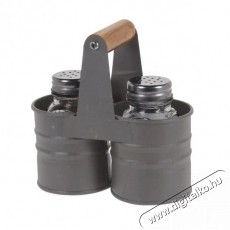 Orion Fűszertartó, üveg/fém, állvánnyal 2 db - Konyhai termékek - Egyéb / Konyhai kiegészítő - 515730