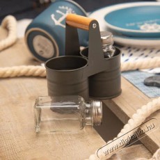 Orion Fűszertart&oacute;, &uuml;veg/f&eacute;m, &aacute;llv&aacute;nnyal 2 db Konyhai term&eacute;kek - Egy&eacute;b / Konyhai kieg&eacute;sz&iacute;tő - 515730