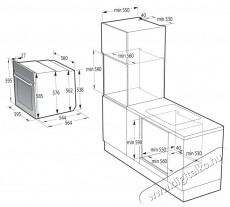 Gorenje GBF22ILPMF Konyhai termékek - Sütő-főzőlap, tűzhely (beépíthető) - Sütő (beépíthető) - 504411