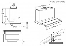 AEG GDP866PB Konyhai termékek - Páraelszívó - Beépíthető / kihúzható - 515071