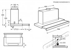 AEG GDP869PB Konyhai termékek - Páraelszívó - Beépíthető / kihúzható - 515095