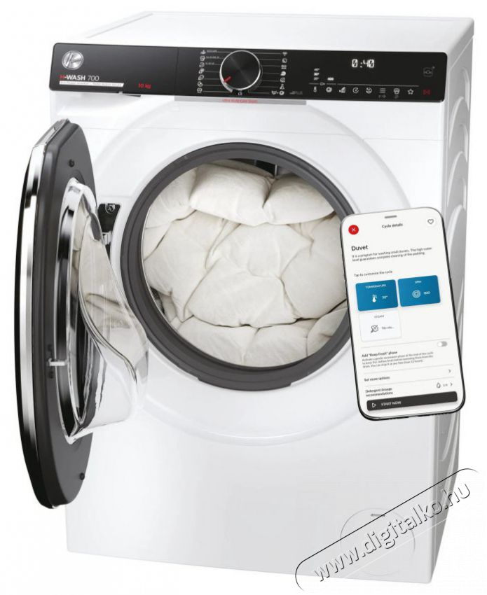 Hoover H7W 610MBC8-S H-WASH 700 H&aacute;ztart&aacute;s / Otthon / K&uuml;lt&eacute;r - Mos&oacute;g&eacute;p / sz&aacute;r&iacute;t&oacute;g&eacute;p - El&ouml;lt&ouml;ltős norm&aacute;l (60cm-ig) mos&oacute;g&eacute;p - 515549