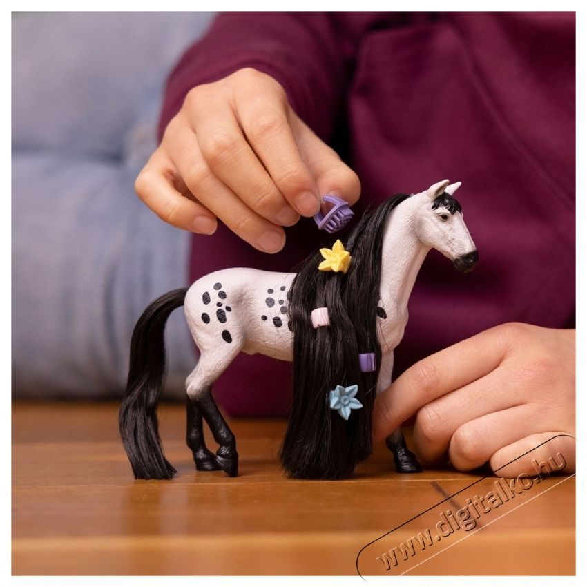 Schleich Horse Club Sofia s Beauties 42622 Knabstruppi m&eacute;n H&aacute;ztart&aacute;s / Otthon / K&uuml;lt&eacute;r - J&aacute;t&eacute;k / Sport - J&aacute;t&eacute;kfigura - 534650