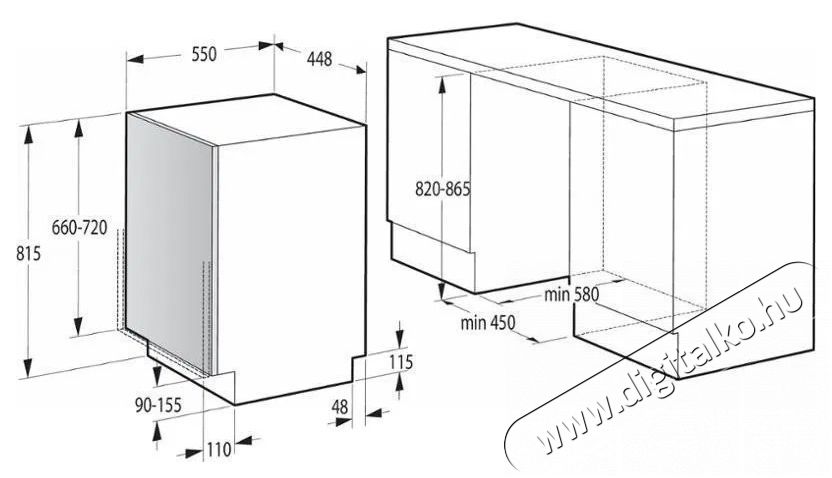 Mora IM 535 Konyhai term&eacute;kek - Mosogat&oacute;g&eacute;p - Keskeny (45cm-ig) szabadon&aacute;ll&oacute; mosogat&oacute;g&eacute;p - 515669