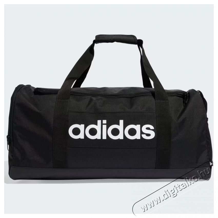 Adidas Linear Duffle k&ouml;zepes m&eacute;retű fitneszt&aacute;ska, fekete H&aacute;ztart&aacute;s / Otthon / K&uuml;lt&eacute;r - J&aacute;t&eacute;k / Sport - Kieg&eacute;sz&iacute;tő - 534057