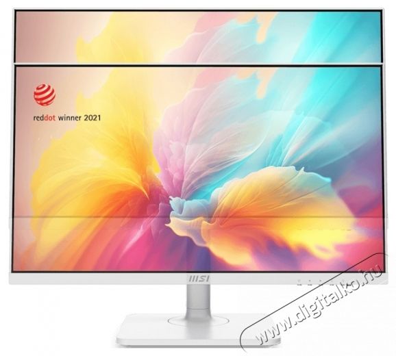 MSI Modern MD2412PW, IPS, 23.8 h&uuml;velyk, Full HD, 1920 x 1080, HDMI, Hangsz&oacute;r&oacute;k, Pivot, 100 Hz, 1ms (MPRT) / 4ms (GTG), Feh&eacute;r Iroda &eacute;s sz&aacute;m&iacute;t&aacute;stechnika - Monitor - Monitor - 534427