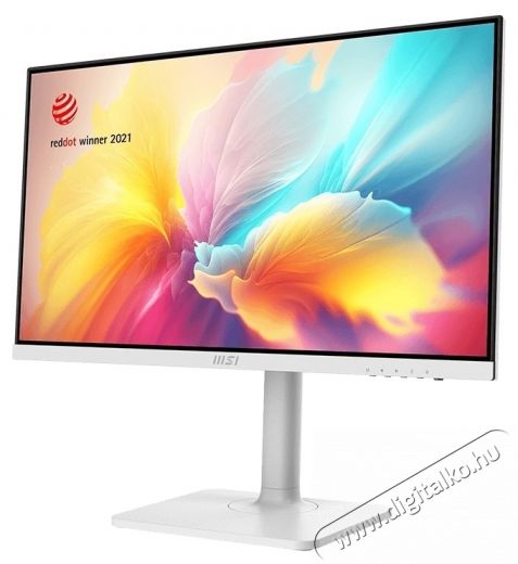 MSI Modern MD2412PW, IPS, 23.8 h&uuml;velyk, Full HD, 1920 x 1080, HDMI, Hangsz&oacute;r&oacute;k, Pivot, 100 Hz, 1ms (MPRT) / 4ms (GTG), Feh&eacute;r Iroda &eacute;s sz&aacute;m&iacute;t&aacute;stechnika - Monitor - Monitor - 534427