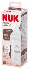 Nuk Perfect Match cumis&uuml;veg, puha szilikon M cumival, 260 ml, 3 h&oacute;napos kort&oacute;l, BPA-mentes, Anti-Colic, hőm&eacute;rs&eacute;klet-szab&aacute;lyoz&oacute;val, Rainbow modell Sz&eacute;ps&eacute;g&aacute;pol&aacute;s / Eg&eacute;szs&eacute;g - Baba mama term&eacute;k - Cumis&uuml;veg / cumi / etet&eacute;s kieg&eacute;sz&iacute;tő - 534590
