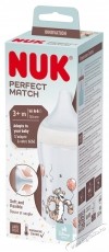 Nuk Perfect Match cumis&uuml;veg, puha szilikon M cumival, 260 ml, 3 h&oacute;napos kort&oacute;l, BPA-mentes, kolik&aacute;s, hőm&eacute;rs&eacute;klet-szab&aacute;lyoz&oacute;val, tigrises modell &ndash; Micimack&oacute; Sz&eacute;ps&eacute;g&aacute;pol&aacute;s / Eg&eacute;szs&eacute;g - Baba mama term&eacute;k - Cumis&uuml;veg / cumi / etet&eacute;s kieg&eacute;sz&iacute;tő - 534585