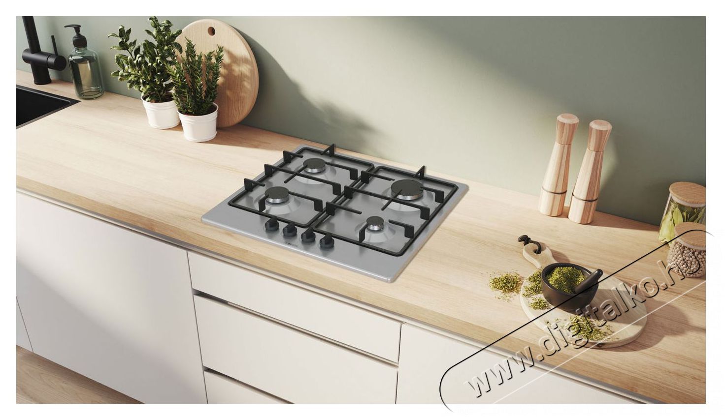 Bosch PGP6B5K60 Konyhai term&eacute;kek - S&uuml;tő-főzőlap, tűzhely (be&eacute;p&iacute;thető) - G&aacute;zfőzőlap (be&eacute;p&iacute;thető) - 515235