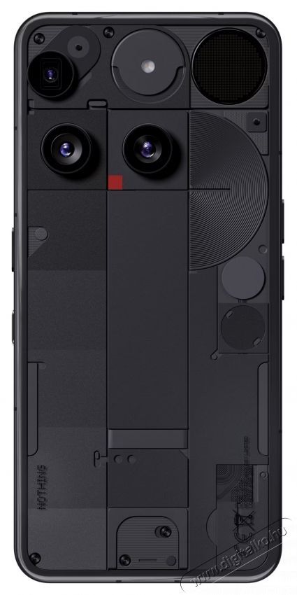 NOTHING Phone (3) Mobiltelefon, 256 GB, 12 GB RAM, 5G, Fekete Mobil / Kommunik&aacute;ci&oacute; / Smart - Okostelefon - Android - 534582