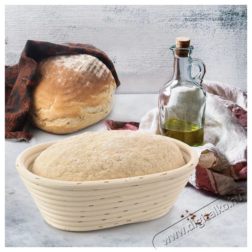 Orion Rattan szakajt&oacute;kos&aacute;r - ov&aacute;lis 26&times;13&times;9 cm Konyhai term&eacute;kek - Konyhai eszk&ouml;z - Egy&eacute;b konyhai eszk&ouml;z - 515715