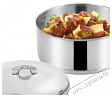 Orion Rozsdamentes acél ételhordó 3 darab, 16 cm átmérő Konyhai termékek - Edény - Ételtároló - 515713