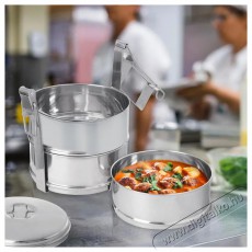 Orion Rozsdamentes acél ételhordó 3 darab, 16 cm átmérő Konyhai termékek - Edény - Ételtároló - 515713