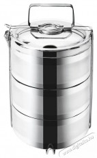 Orion Rozsdamentes acél thermo ételhordó, háromrészes, 16 cm Konyhai termékek - Edény - Ételtároló - 515720