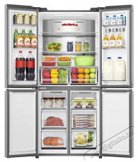 Hisense RQ5P470SAIE Konyhai termékek - Hűtő, fagyasztó (szabadonálló) - Alulfagyasztós kombinált hűtő - 515523