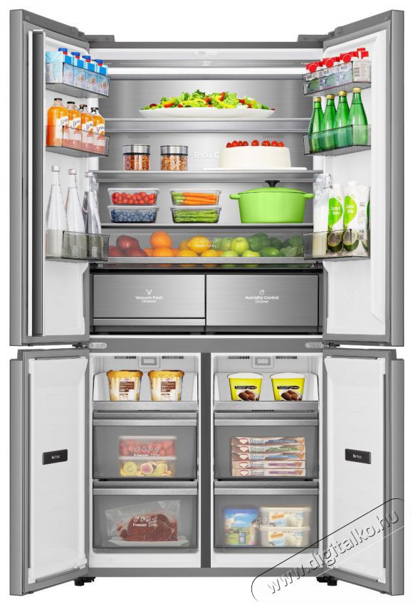 Hisense RQ768N4GVE Konyhai term&eacute;kek - Hűtő, fagyaszt&oacute; (szabadon&aacute;ll&oacute;) - Amerikai t&iacute;pus&uacute; Side By Side hűtő - 515532