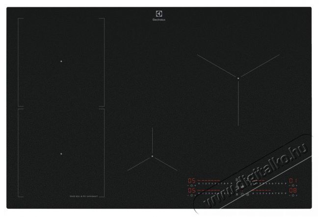 Electrolux SenseBoil&Fry 800 SaphirMatt EIS87453IZ Konyhai term&eacute;kek - S&uuml;tő-főzőlap, tűzhely (be&eacute;p&iacute;thető) - Indukci&oacute;s főzőlap (be&eacute;p&iacute;thető) - 515367