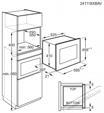 AEG TB6SM261FB Konyhai termékek - Mikrohullámú sütő - Mikrohullámú sütő (beépíthető) - 515085